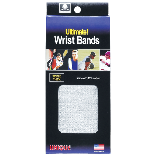 ULTIMATE WRISTBANDS- (3 ply)-White