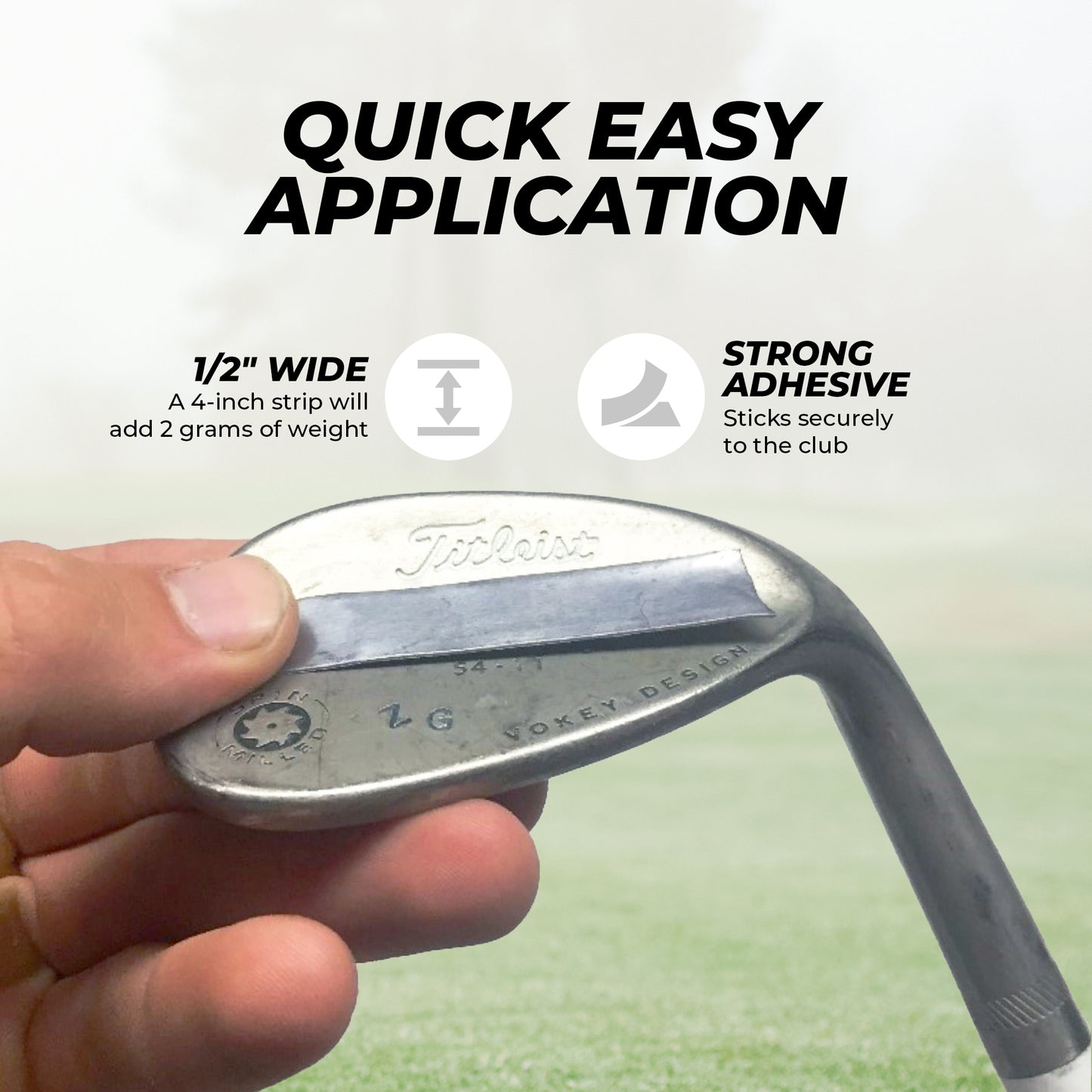 Golf LEAD TAPE - 1/2 Wide