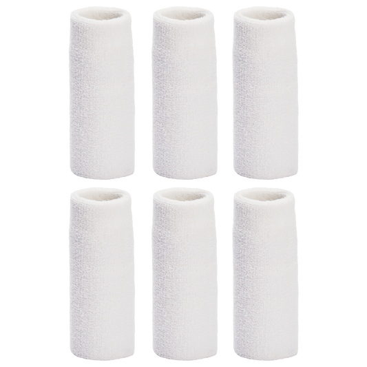 Wrist Towel - 6-Inch Long Wristbands (6 Pack)