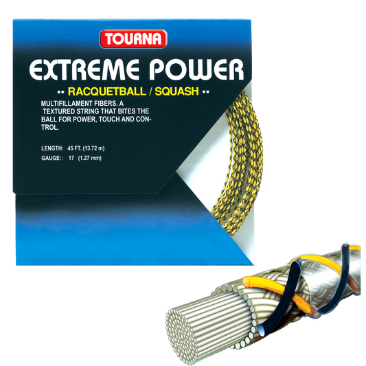 TOURNA XTREME POWER 17g (Yellow/Black), 45 ft. set