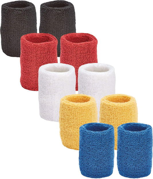 Wristbands - 5 Pair - Colors