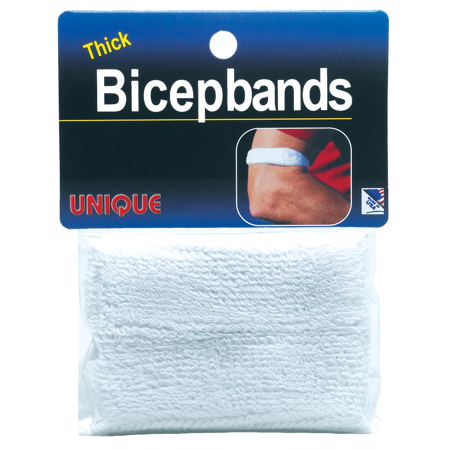 1" BICEPBANDS - White (2/package)