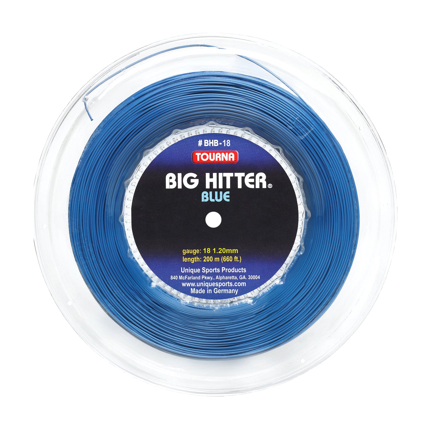 Tourna Big Hitter Blue REEL-18 gauge (660 ft/200m)