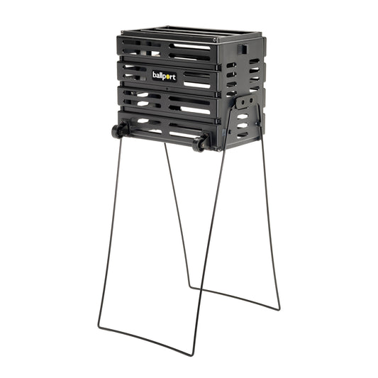 Tourna Ballport Deluxe 80 with Wheels - Black