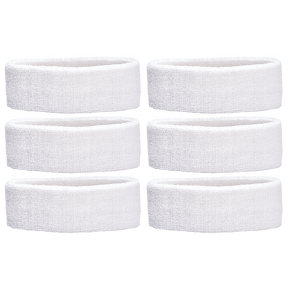TEAM PACK-Headbands-white (6/pack)
