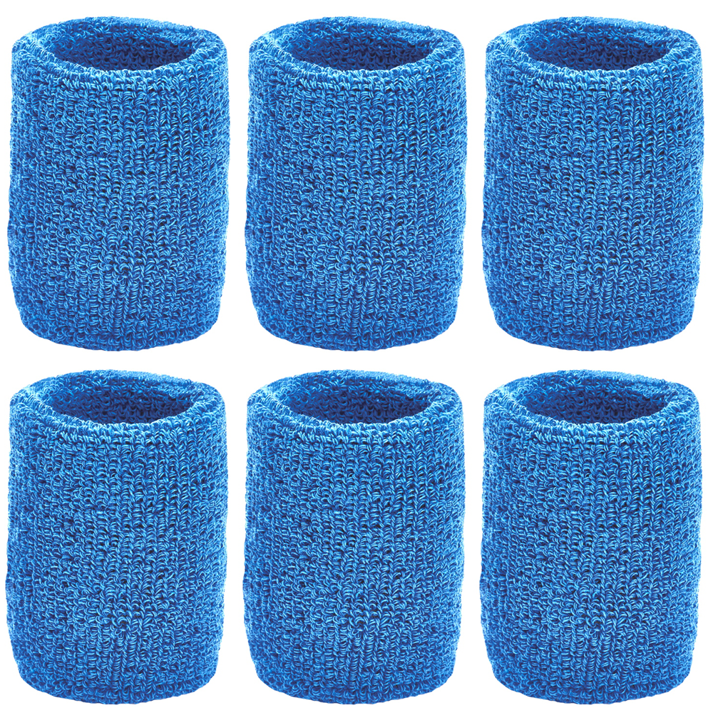 TEAM PACK Wristbands- Royal Blue- (6 pair/pack)