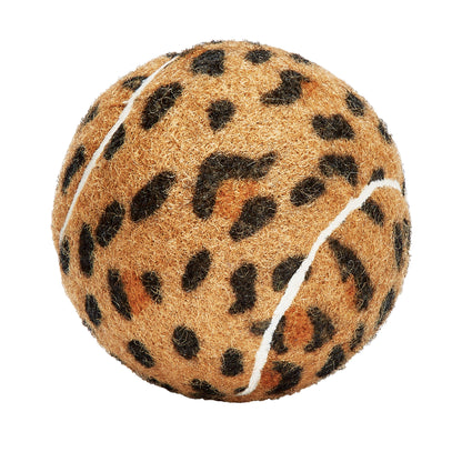 Animal Print Dog Balls - 18 PACK - Mesh Carry Bag