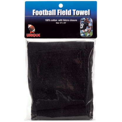 Football FIELD TOWEL-Black