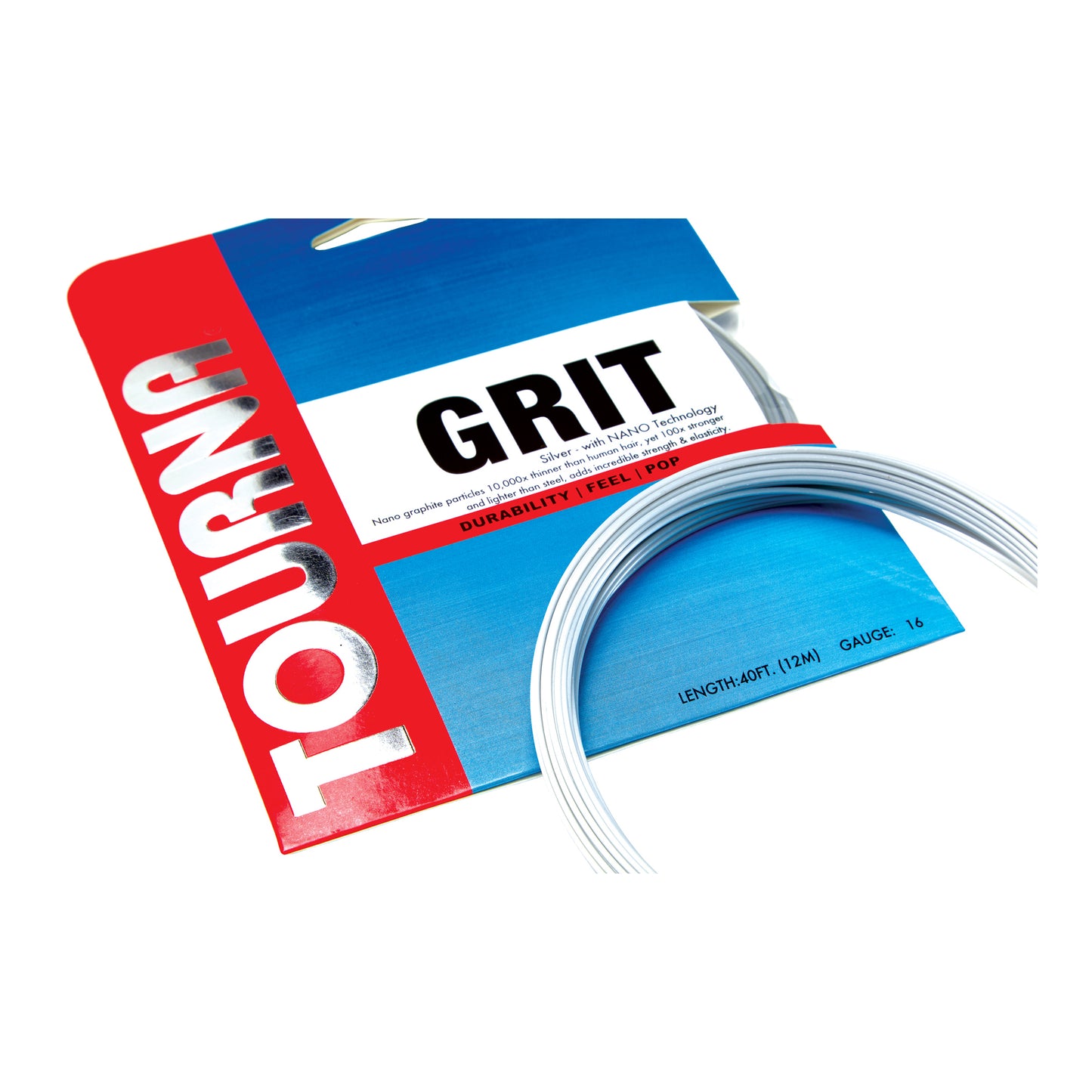 Tourna Grit Silver-17g (1.25mm)
