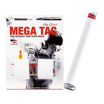 Hot Glove MEGA TAC .50mm - White 2 per package