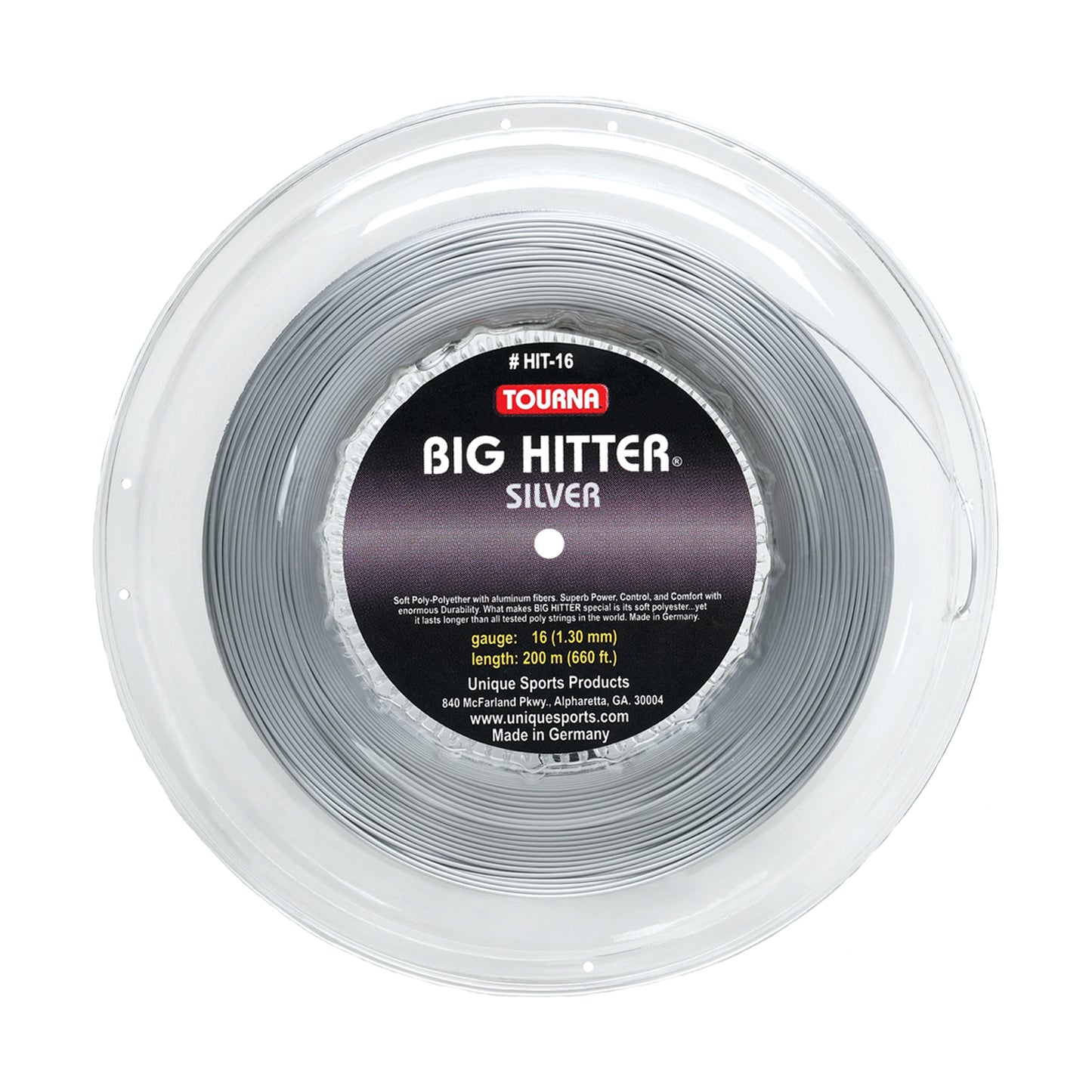 Tourna Big Hitter Silver REEL-17g (660 ft/200 m)