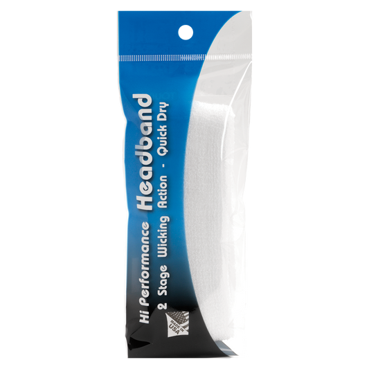 Hi Performance Headband Single (White or Black)