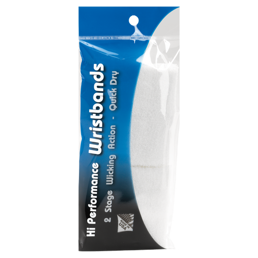 Hi Performance Wristbands White