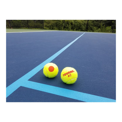 Tourna Orange Dot Low Compression Transition Tennis Balls - 50 Pack Tote