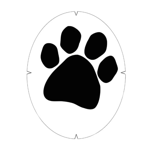 PAW PRINT Stencil