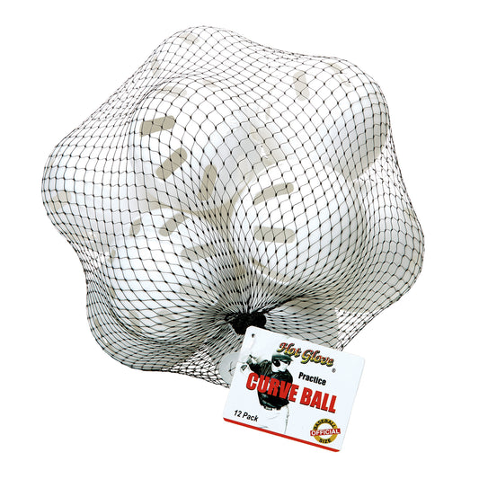 CURVE Baseballs- 12 Mesh pack Bag