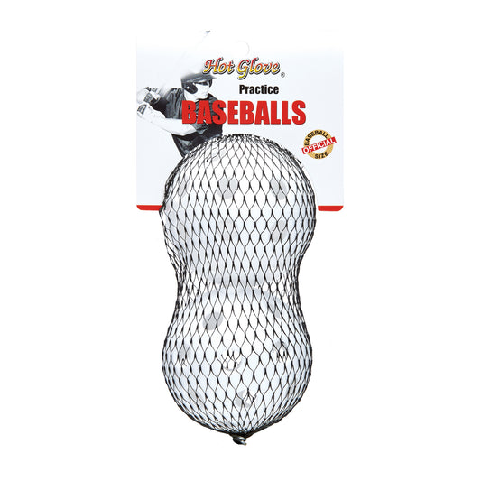 PRACTICE BASEBALLS-2 Pack- White