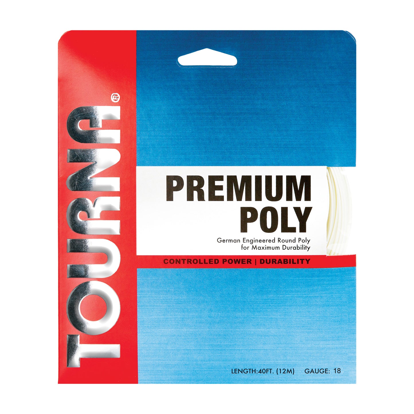 Tourna Premium Poly - 17g Pearl White (1.25 mm)