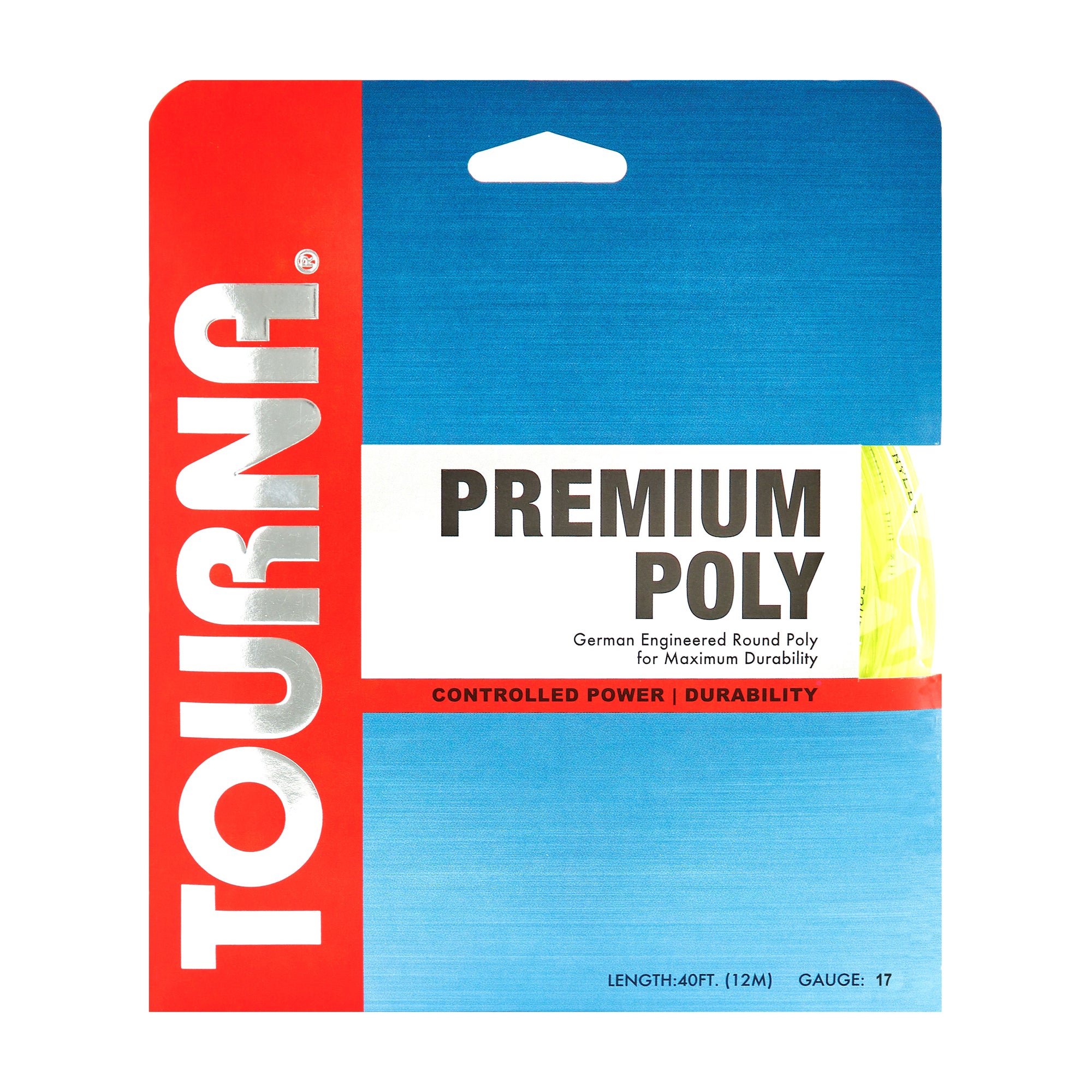 Tourna Premium Poly Optic Yellow, 17g – Tourna Sports