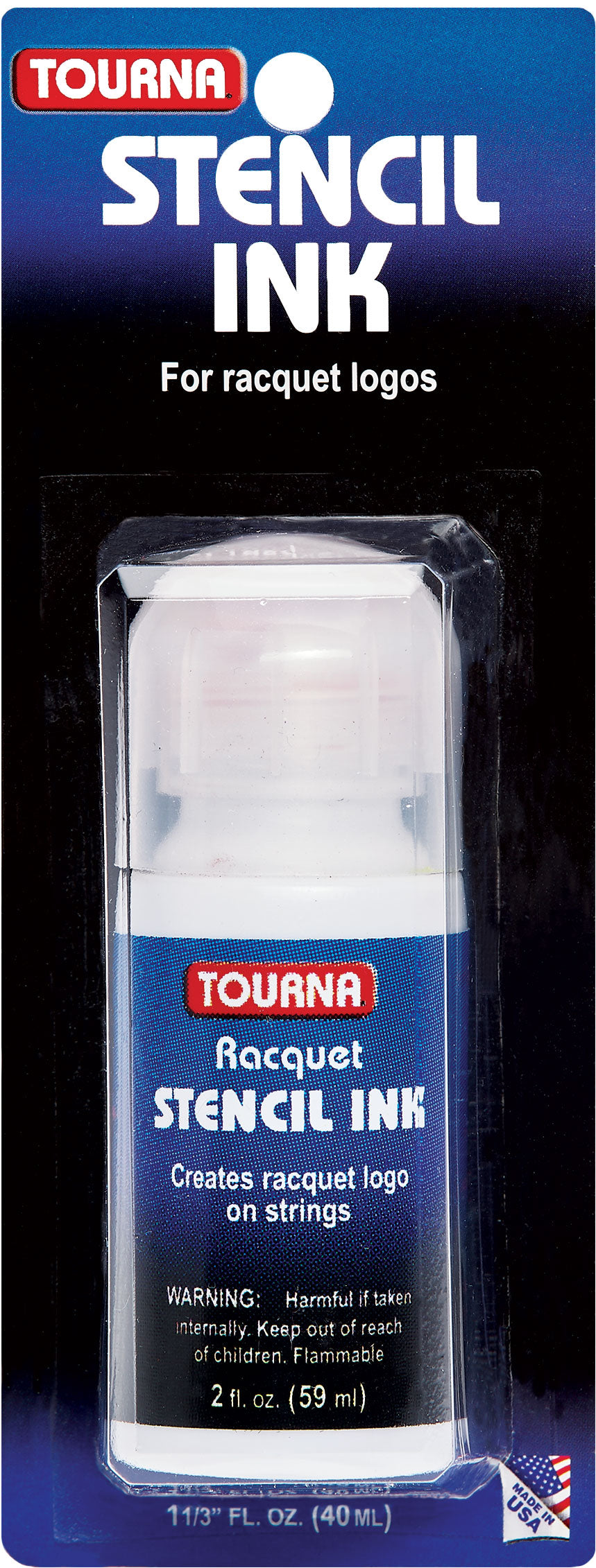 RACQUET STING STENCIL INK Red – Tourna Sports