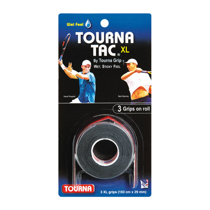 Tourna Tac Tacky Feel Tennis Grip (3XL Grips) Black