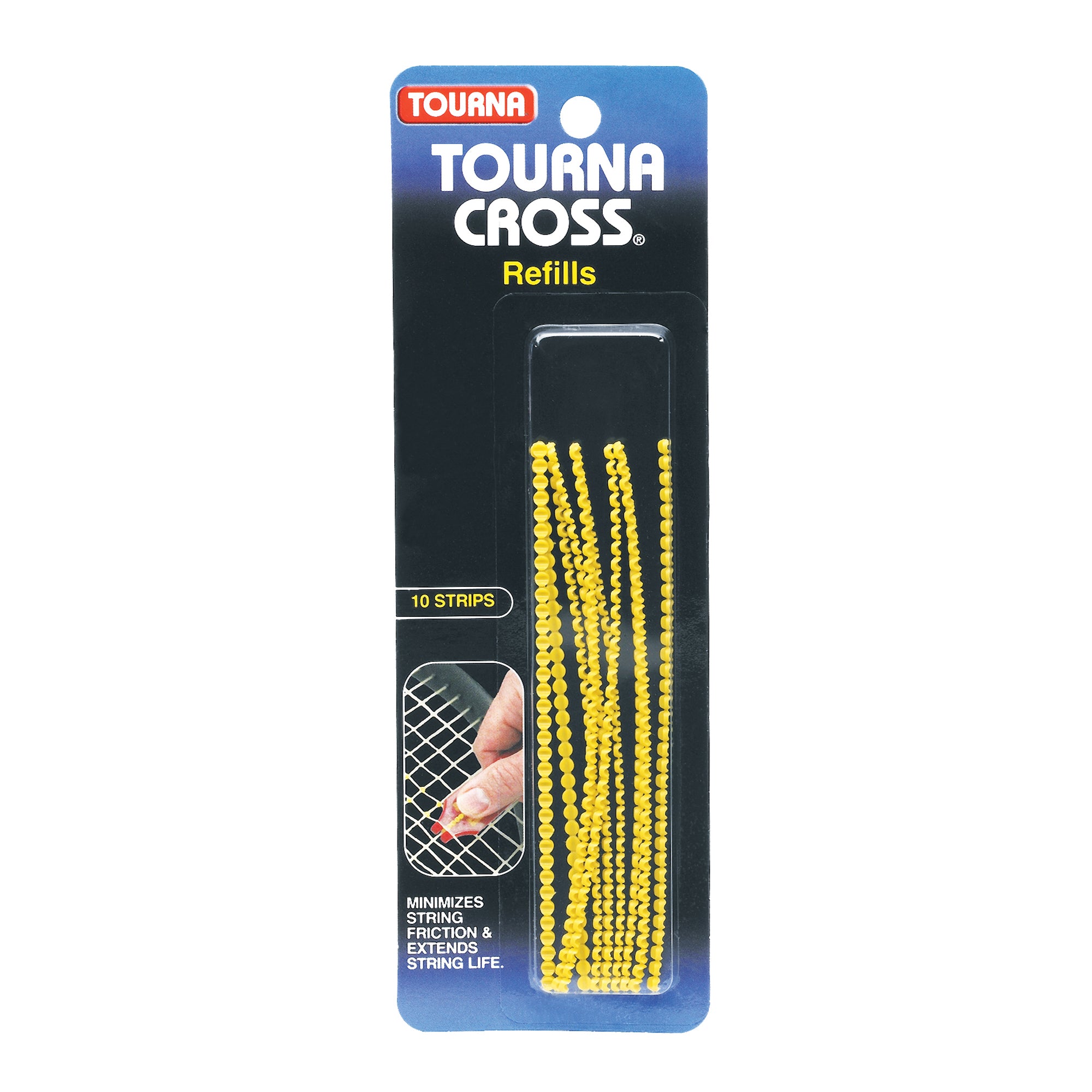 String Refills Tourna Cross Replacements String Saver Refills (10 Pack), Yellow ...