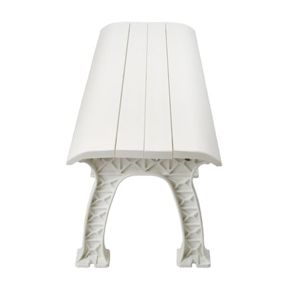 Tourna Mid Court BENCH - 5ft-White