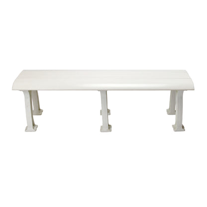 Tourna Mid Court BENCH - 5ft-White