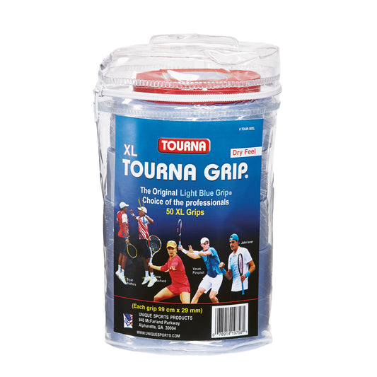 Tourna Grip XL Original Dry Feel Tennis Grip 50 pack
