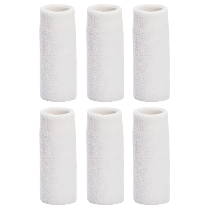 Wrist Towel - 6-Inch Long Wristbands (6 Pack)